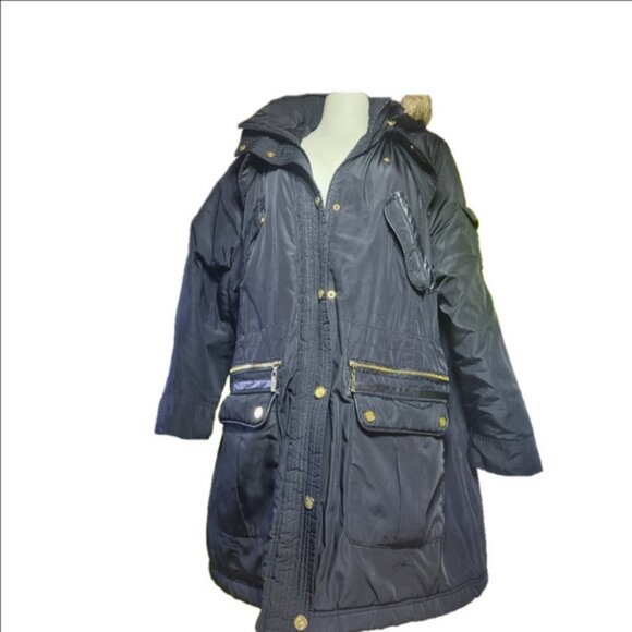 COOGI Black Womens Parka Coat - Picture 6 of 8